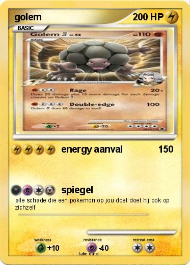 Pokemon golem