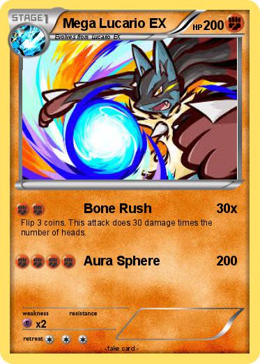 Pokemon Mega Lucario EX