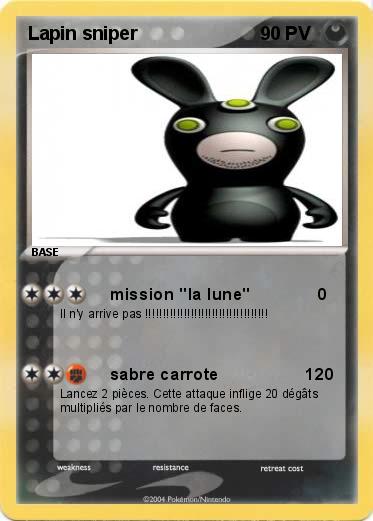 Pokemon Lapin sniper 