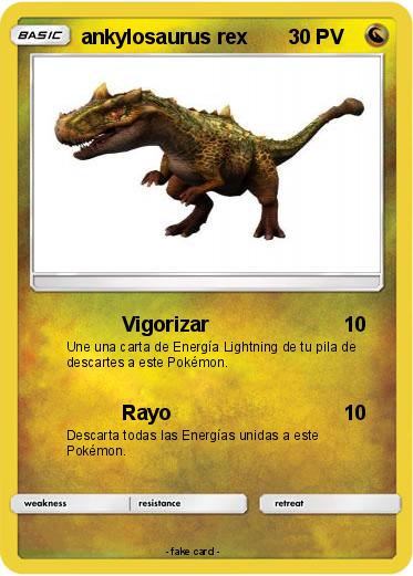 Pokemon ankylosaurus rex