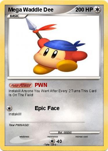 Pokemon Mega Waddle Dee