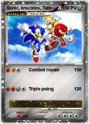 Pokemon Sonic, knuckles, Tails
