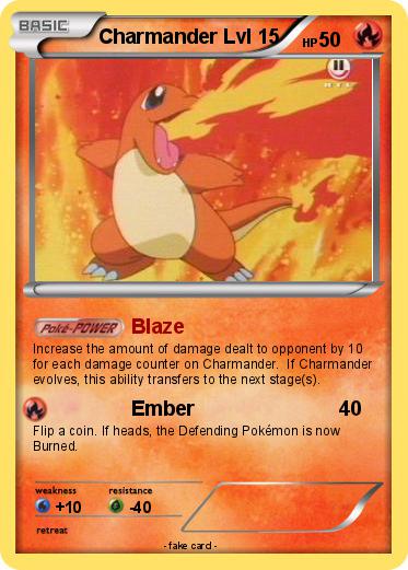 Pokemon Charmander Lvl 15
