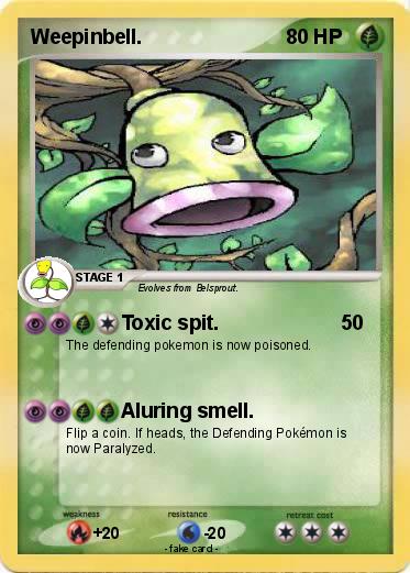 Pokemon Weepinbell.
