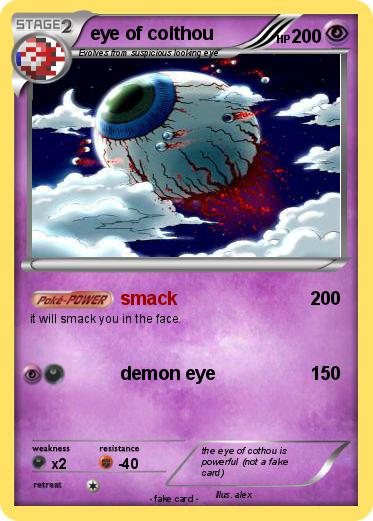 Pokemon eye of colthou