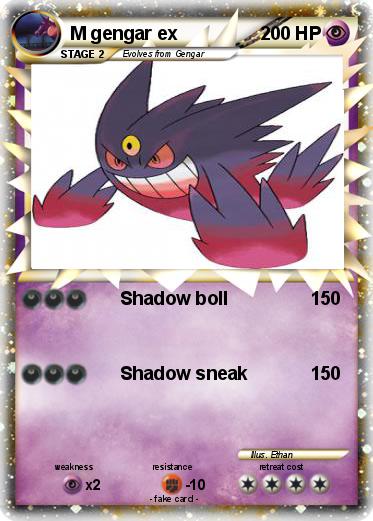 Pokemon M gengar ex