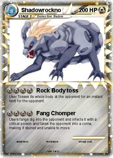Pokemon Shadowrockno