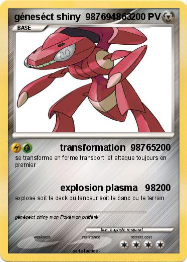 Pokemon géneséct shiny  987694863