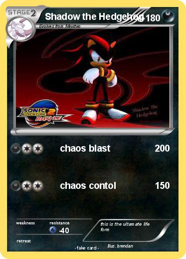 Pokemon Shadow the Hedgehog