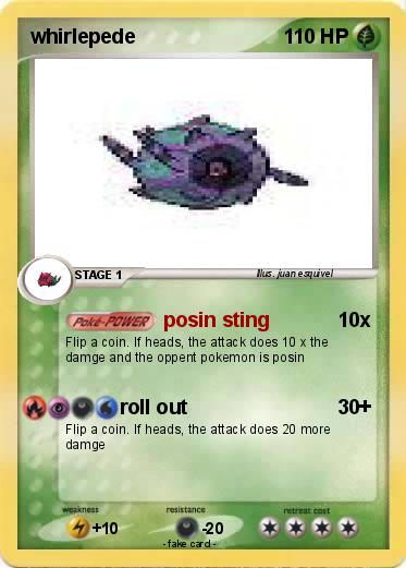 Pokemon whirlepede