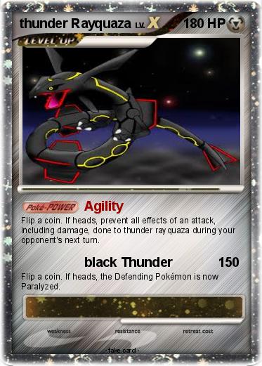 Pokemon thunder Rayquaza