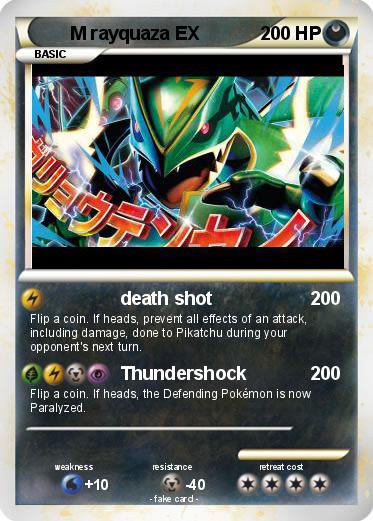 Pokemon M rayquaza EX