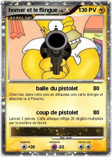 Pokemon homer et le flingue