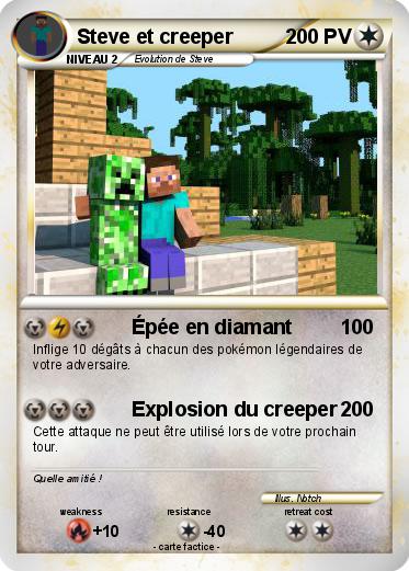 Pokemon Steve et creeper
