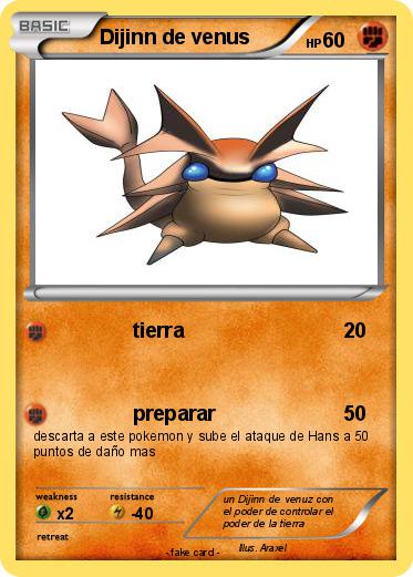 Pokemon Dijinn de venus