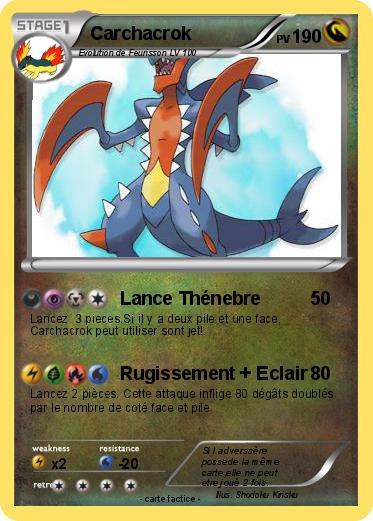 Pokemon Carchacrok