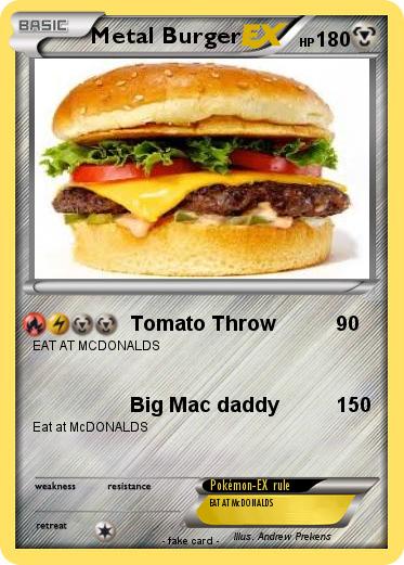 Pokemon Metal Burger