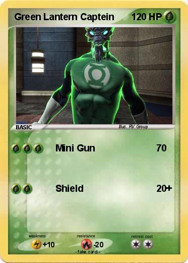 Pokemon Green Lantern Captein