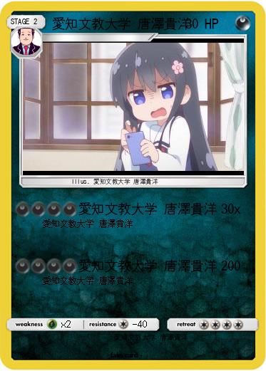 Pokemon 愛知文教大学 唐澤貴洋