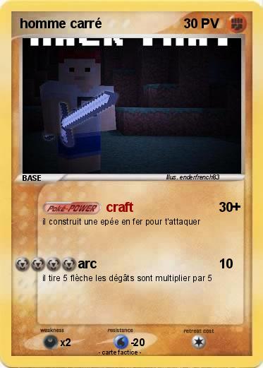 Pokemon homme carré