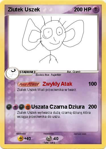 Pokemon Ziutek Uszek