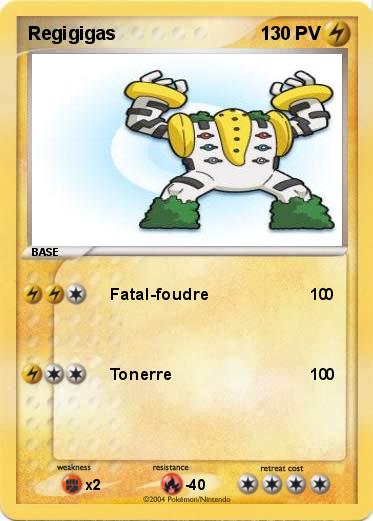 Pokemon Regigigas