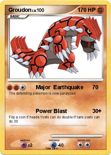 Pokemon Groudon