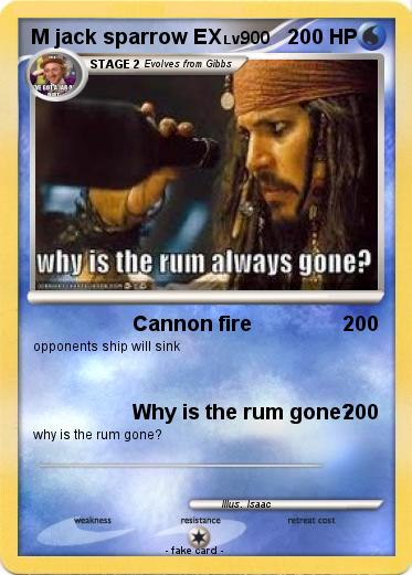Pokemon M jack sparrow EX