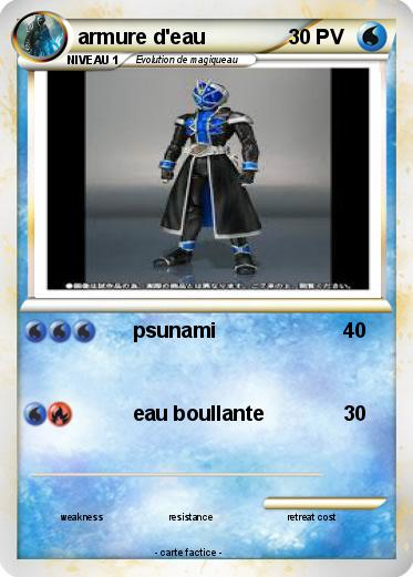 Pokemon armure d'eau