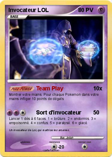 Pokemon Invocateur LOL