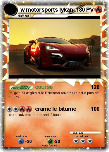 Pokemon w motorsports lykan