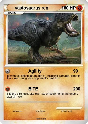 Pokemon vastosuarus rex