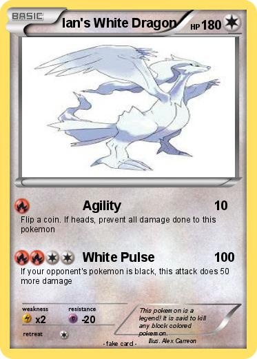Pokemon Ian's White Dragon