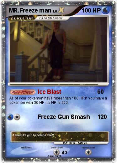 Pokemon MR.Freeze man