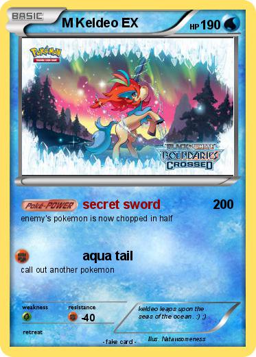 Pokemon M Keldeo EX