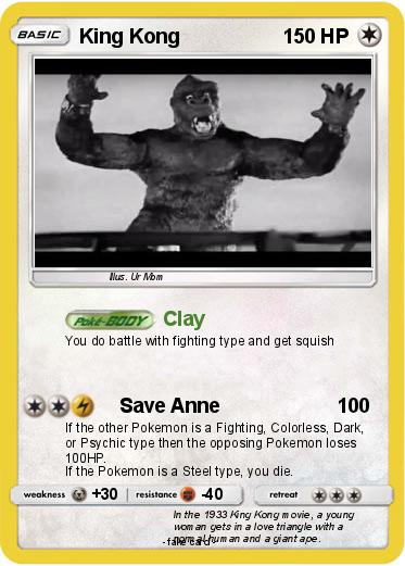 Pokemon King Kong