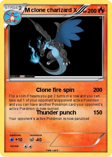 Pokemon M clone charizard X