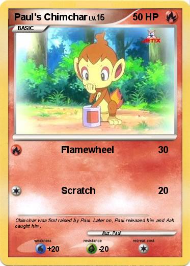 Pokemon Paul's Chimchar