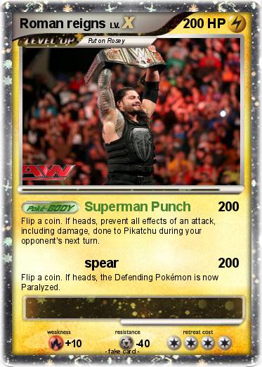 Pokemon Roman reigns