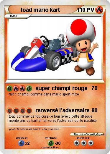 Pokemon toad mario kart