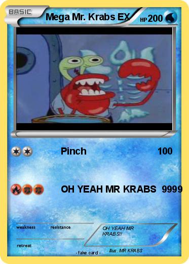 Pokemon Mega Mr. Krabs EX