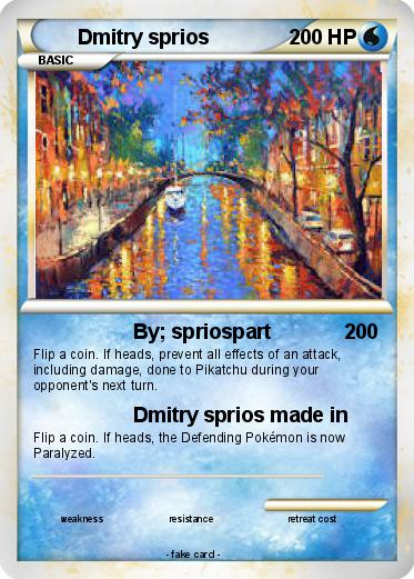 Pokemon Dmitry sprios