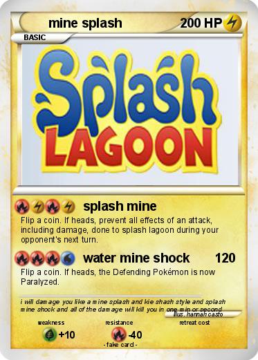 Pokemon mine splash