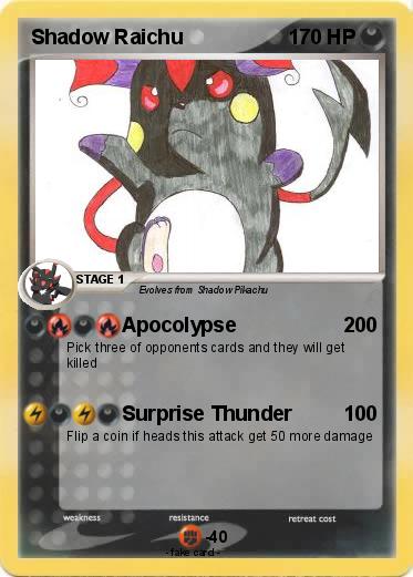 Pokemon Shadow Raichu