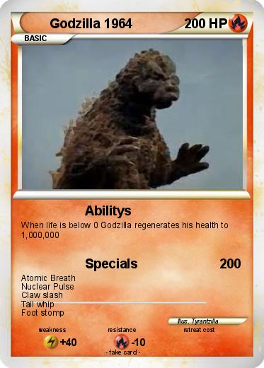 Pokemon Godzilla 1964