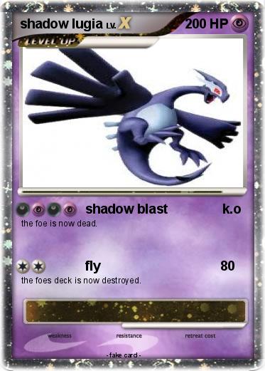 Pokemon shadow lugia