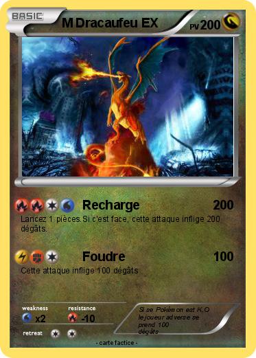 Pokemon M Dracaufeu EX