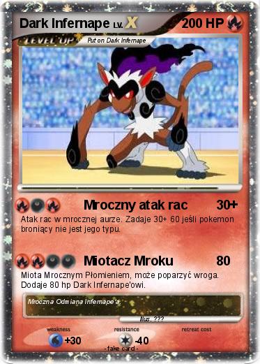 Pokemon Dark Infernape