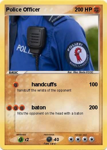 Pokemon Police Officer