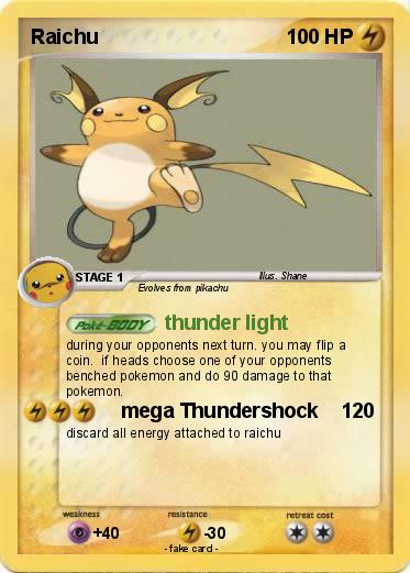Pokemon Raichu